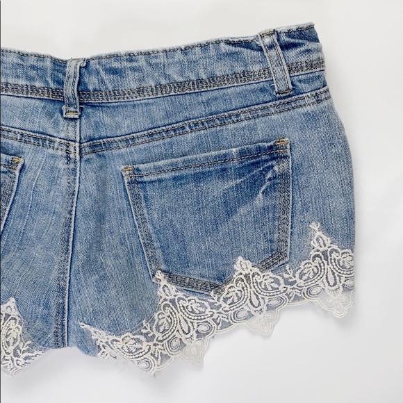 Rue21 Cutoff Shorts w/Lace Size 7/8 - Picture 7 of 7